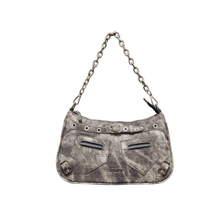 tie-dye denim bag
