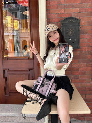 tie-dye phone bag
