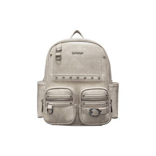 wax leather backpack