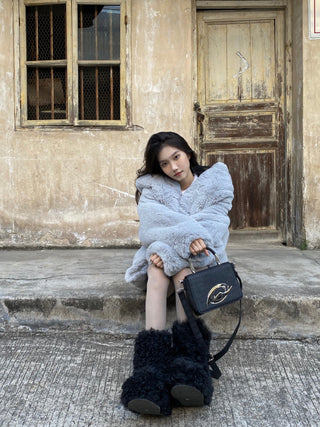 crocodile square bag