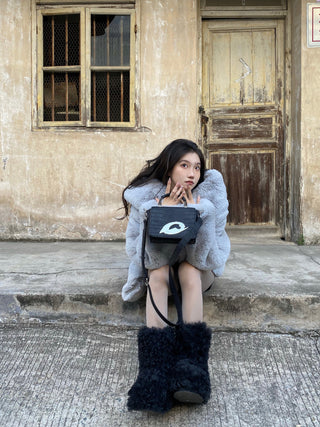 crocodile square bag