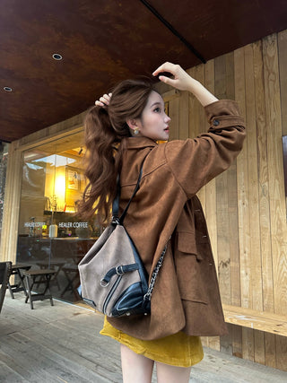 suede convertible bag