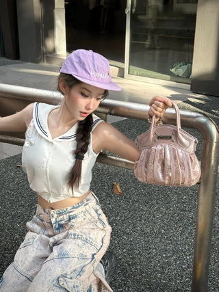 reflective pumpkin bag