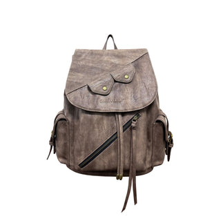 distressed school backpack