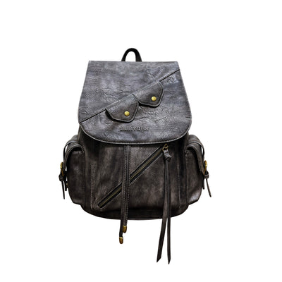 distressed school backpack