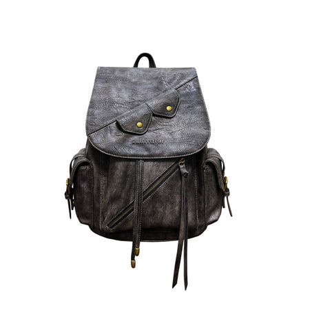 distressed school backpack