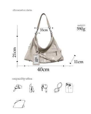 casual crossbody tote