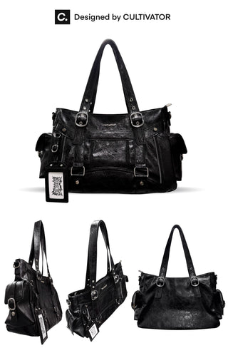 motorcycle crossbody tote