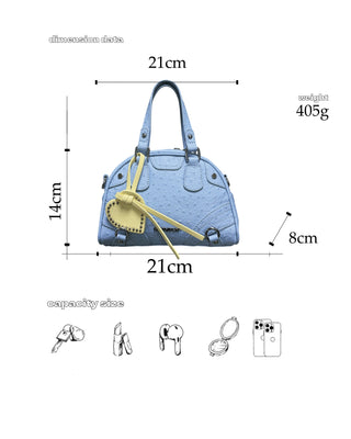 ostrich mini bag