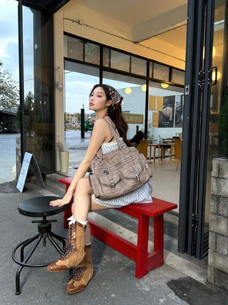 punk motorcycle bag