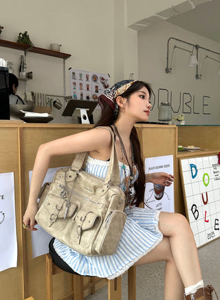 punk motorcycle bag