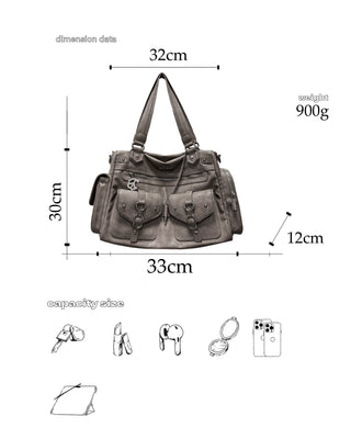 punk motorcycle bag
