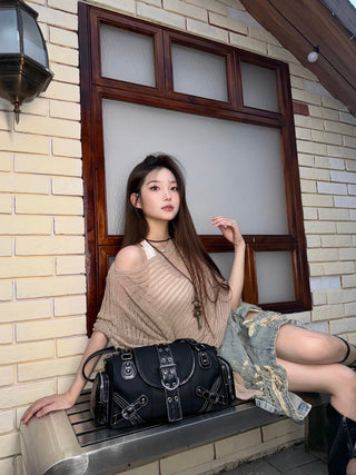 crocodile pillow bag