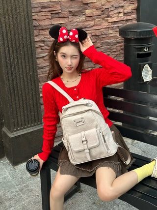 distressed commute backpack