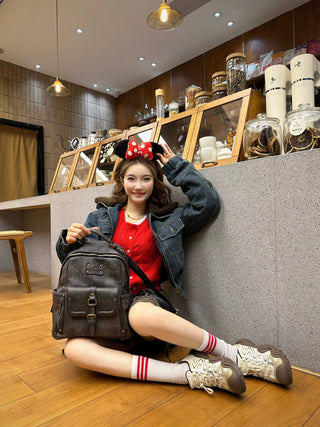 distressed commute backpack