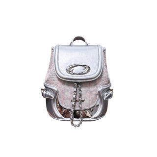 pink croc backpack