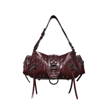 wax leather crossbody