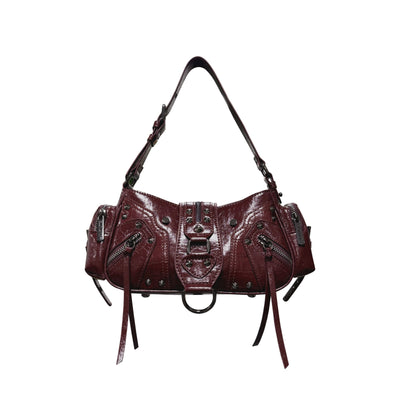 wax leather crossbody