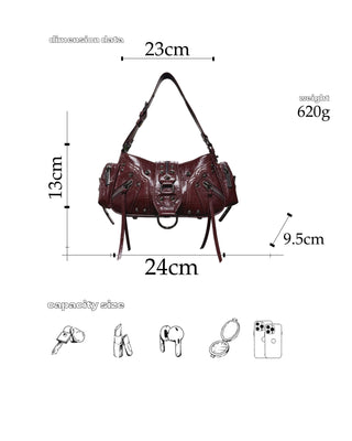 wax leather crossbody