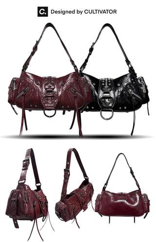 wax leather crossbody