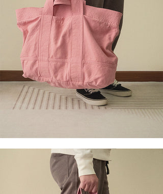 double canvas tote
