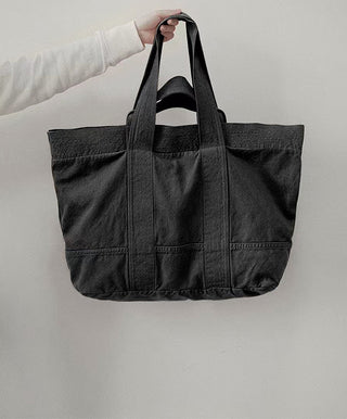 double canvas tote