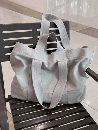 double canvas tote