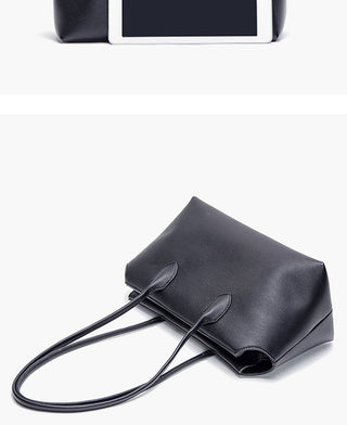 minimalist black tote
