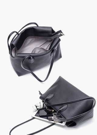 minimalist black tote
