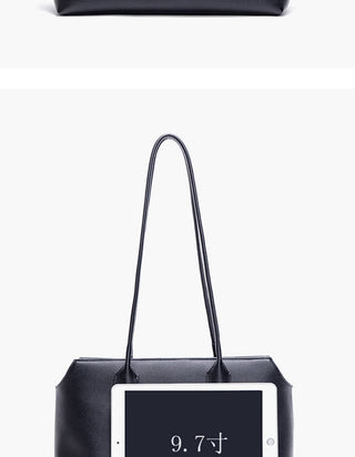 minimalist black tote