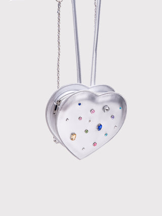 crystal heart backpack