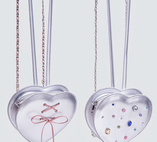 crystal heart backpack