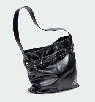 wax leather tote