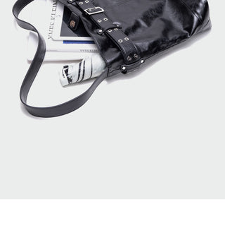 wax leather tote