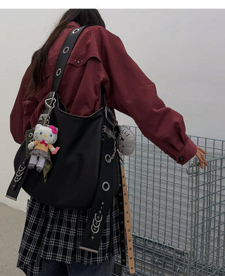 punk rivet tote