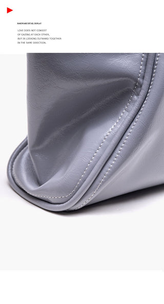 glossy wax tote