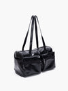 black pillow bag