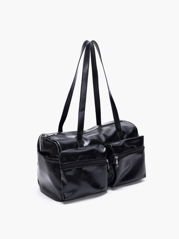 black pillow bag