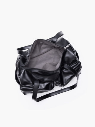 black pillow bag