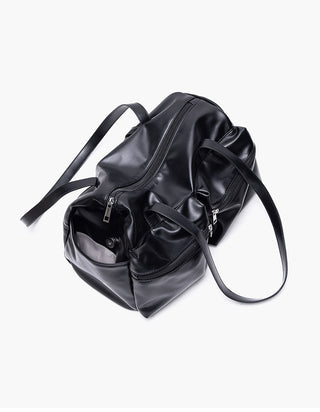 black pillow bag
