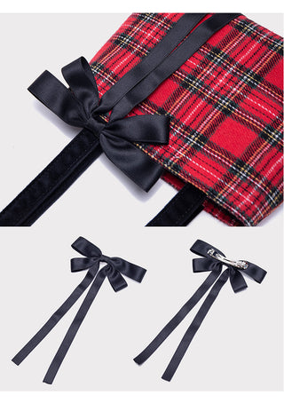 red bow tote
