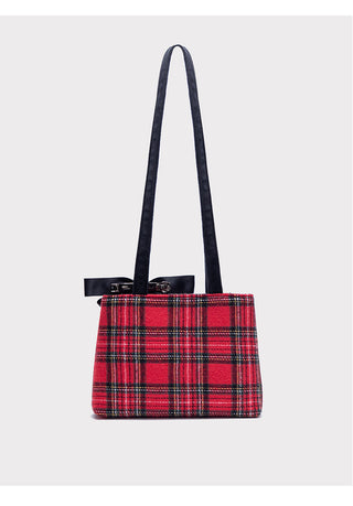 red bow tote
