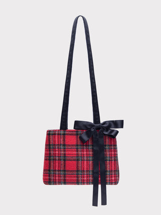 red bow tote