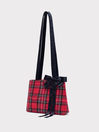 red bow tote