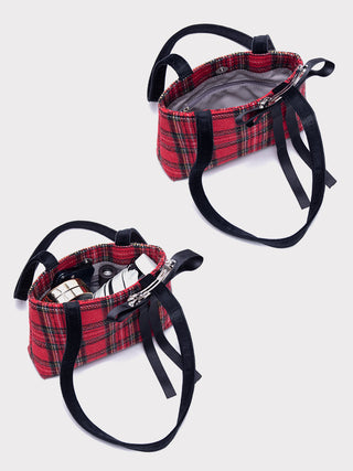 red bow tote