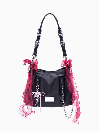 nylon chain tote