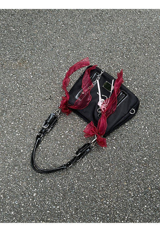 nylon chain tote