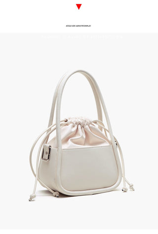 drawstring bucket bag