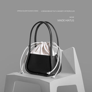 drawstring bucket bag