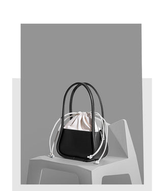 drawstring bucket bag